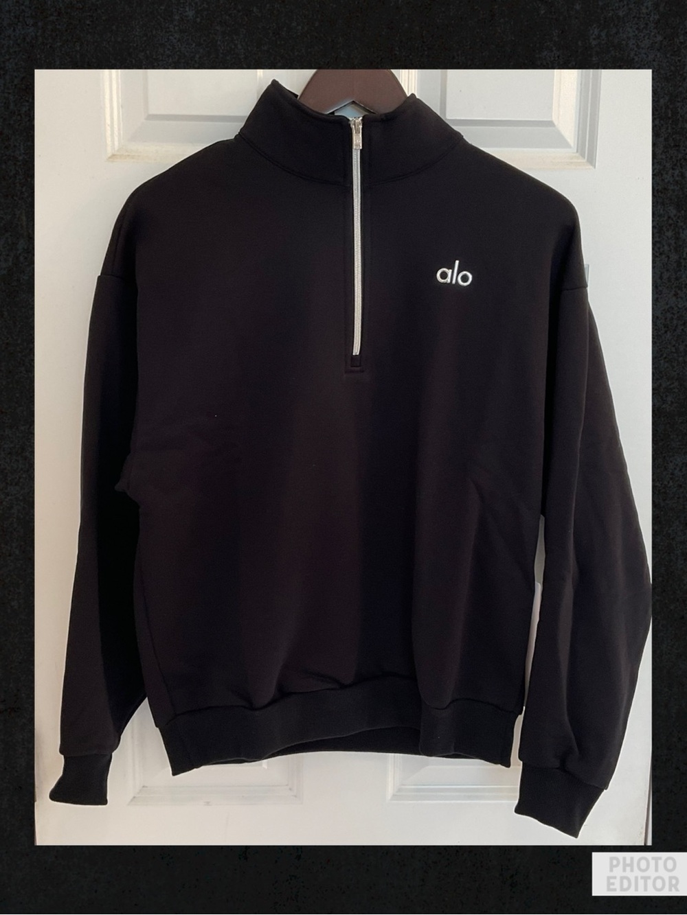 Alo Accolade 1/4 Zip Pullover - NWT - Size XS - Black